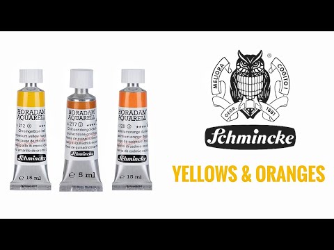 Schmincke Horadam Aquarelle (Teil 1) – Gelb- und Orangetöne