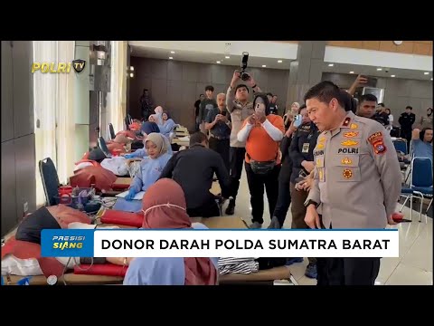 POLDA SUMBAR LAKSANAKAN DONOR DARAH DAN PEMERIKSAAN KESEHATAN GRATIS