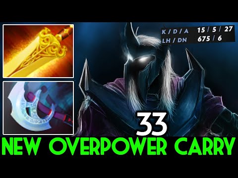 33 [Abaddon] New Overpower Carry with Radiance + Manta Dota 2