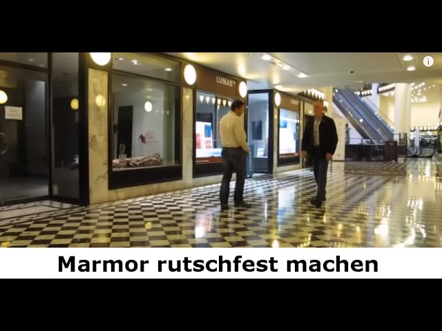 Rutschfestigkeit – Marmor rutschfest machen