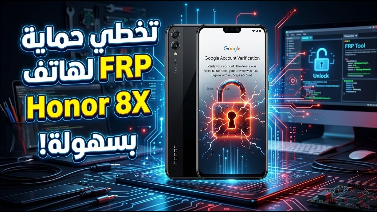 شاهد طريقة حذف حساب جوجل لجهاز Honor 8X خلال دقيقة!