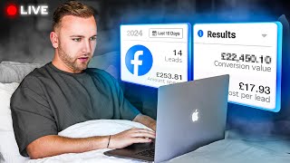 Live Facebook Ads Tutorial For SMMA Clients in 2024 (20x ROI)