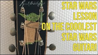Star Wars Guitar Lesson on the Coolest Star Wars Guitar | Darth Vader Theme