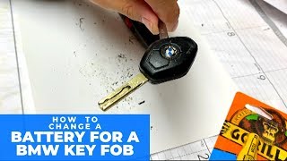 DIY- BMW E46 Key Fob Battery Remove and Replace VL2020 330xi 530xi 325xi 328xi