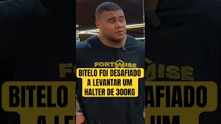 O HALTER MAIS PESADO DO MUNDO! FABIO GIGA DESAFIOU BITELO A LEVANTAR 300KG COM UMA MÃO 😱