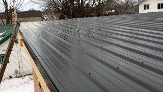 EBP Metal Roofing - Garage Flat Roof
