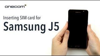 Insert SIM for Samsung J5