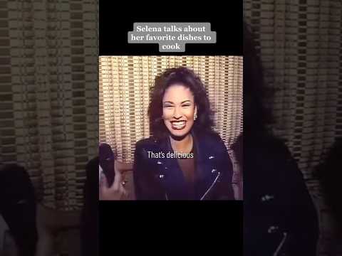 Selena talks about her favorite dishes too cook #selenaquintanillaperez