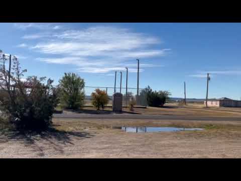 portapotty and trash bin