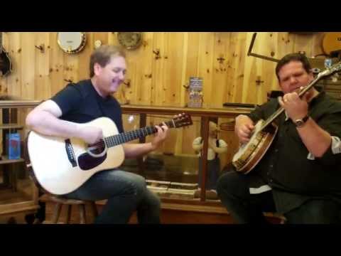 Steve Wariner jams at Smoky Mtn Guitars with Gary Davis