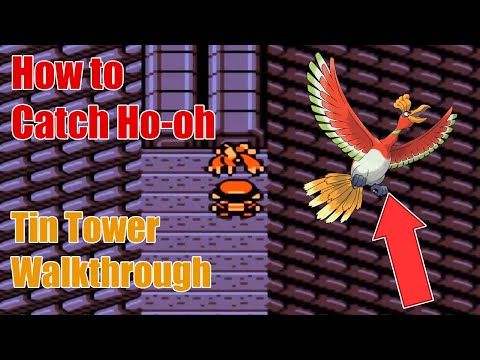 Pokemon Gold / Silver Walkthrough [HD] Part 34 - Tin Tower and Ho-oh
