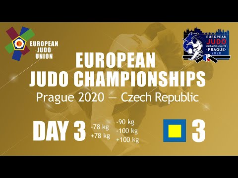 Day 3: Tatami 3 - European Judo Championships 2020