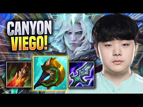 CANYON INTENSE GAME WITH VIEGO! - DK Canyon Plays Viego JUNGLE vs Sylas! | Preseason 2023