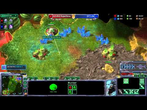 Life (Z) vs SuperNova (T) - G1 - StarCraft 2 - HOTS124