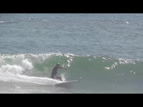 Kelly Slater surfing Medewi point break with 3 -. 5 ft, 23 September 2020
