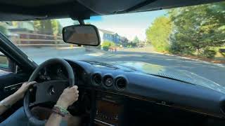 1985 Mercedes-Benz 380SL Driving