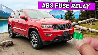 Jeep Grand Cherokee ABS Brake Module Fuse Relay Location Replacement 2011 - 2022