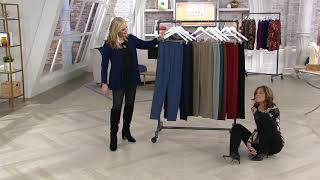 Susan Graver Essentials Lustra Knit Skinny Pants on QVC