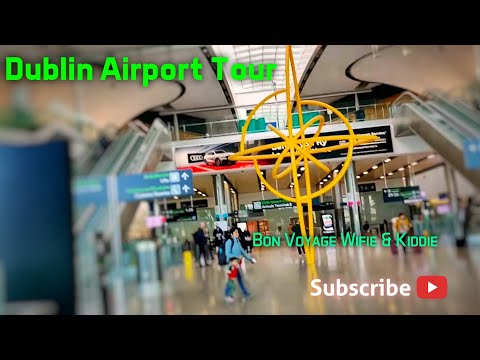| Dublin Airport Tour 4K | Viewing Flights Taking Off and Landing |