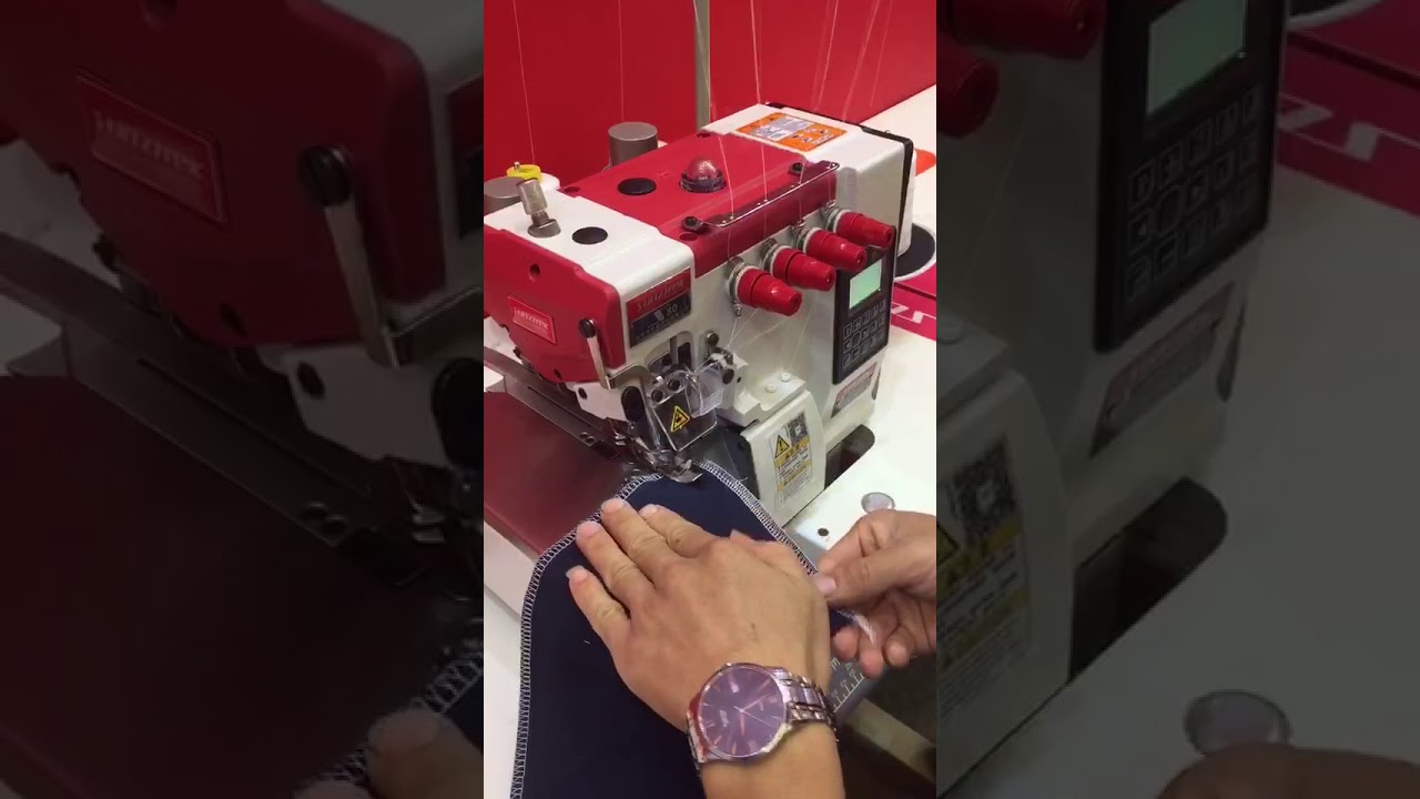 Sunzitek S80-4-UT Direct drive overlock with thread trimmer machine