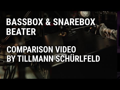 MEINL Percussion Bassbox/Snarebox Beater Comparison Video - by Tillmann Schürfeld