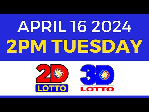 Lotto Result Today April 16 2024 2pm PCSO #lotto