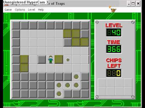 Chip's Challenge: JoshL2 Set - Level 40 Solution [306 seconds]