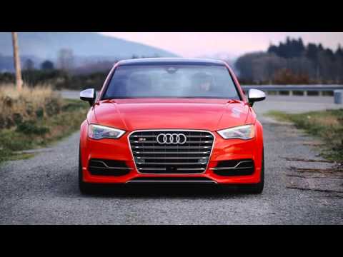 H&R's Audi S3 Sedan on Forgeline One Piece Forged Monoblock GT1 5-Lug Wheels