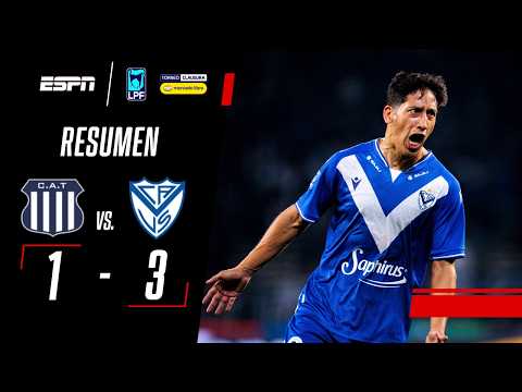 EL FORTÍN LO DIO VUELTA Y LE GANÓ AL EQUIPO DE SAMPAOLI | Talleres 1-3 Vélez  | RESUMEN