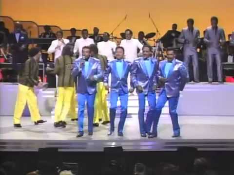 1985 The Temptations VS Four Tops on Motown Return To The Apollo