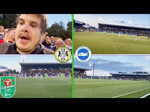 BRIGHTON WE PLAY ARSENAL AFTER BEAT FOREST GREEN IN THE 2RD OF THE EFL CUP
