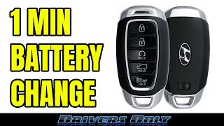 Hyundai Key FOB Battery Change (Smart Key Remote) - For Santa Fe, Kona, Palisade, Venue