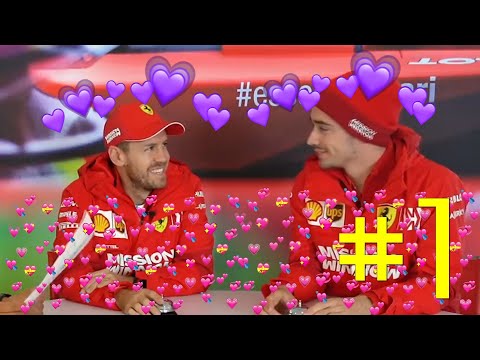 Sebastian Vettel & Charles Leclerc Funny and Cute Moments (Part #1)