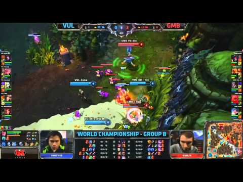 League of Legends S3 WC GMB vs VUL русские комментарии