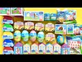 ASMR MEGA PEPPA PIG Collection Unboxing Slime Eggs Mystery Boxes Satisfying Surprise Toys