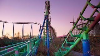 Six Flags Rides Comparison (Before & After the Hurricane)