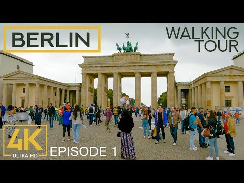 BERLIN, Germany - 4K City Walking Tour - Episode #1 - Exploring European Cities