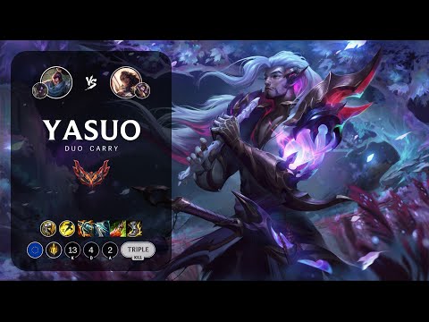 Yasuo ADC vs Samira - EUW Grandmaster Patch 13.14