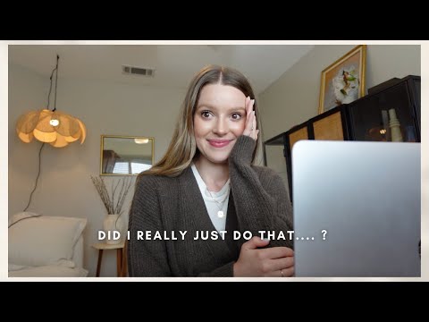 VLOG: so, I did my interview..... (also some MASSIVE decluttering)