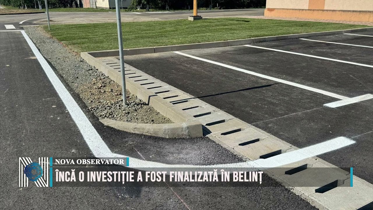 Încă o investiție a fost finalizată în Belinț