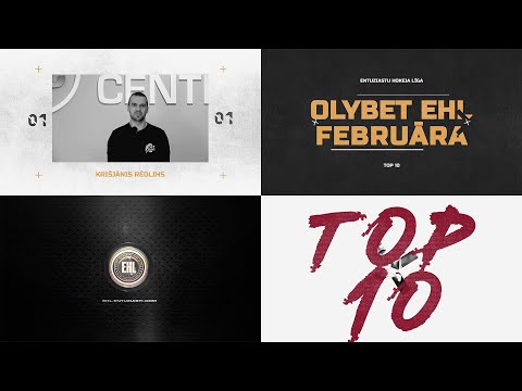 OlyBet EHL Februāra TOP 10 Momenti - Komentē Krišjānis Rēdlihs