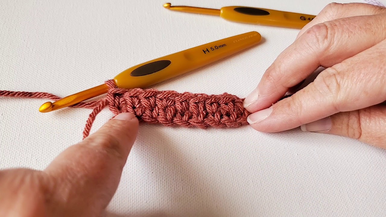Knit Stitch/ waistcoat stitch  (US) |crochet tutorials|