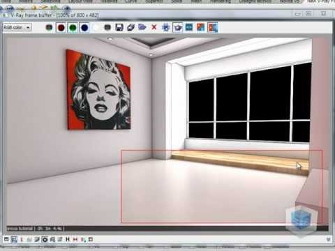 Video corso ufficiale New V-Ray 1.5 for Rhinoceros - Inserimento materiale Parquet e Mappatura UV