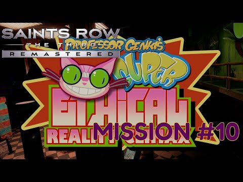 SAINTS ROW THE THIRD REMASTERED(XBOX ONE) MISSION #10 PROFESSOR GENKI'S S.E.R.C