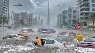 Download lagu Dubai Hit by Massive Storm! Flash Flooding and Thunderstorms Paralyze Sharjah Airport, UAE mp3