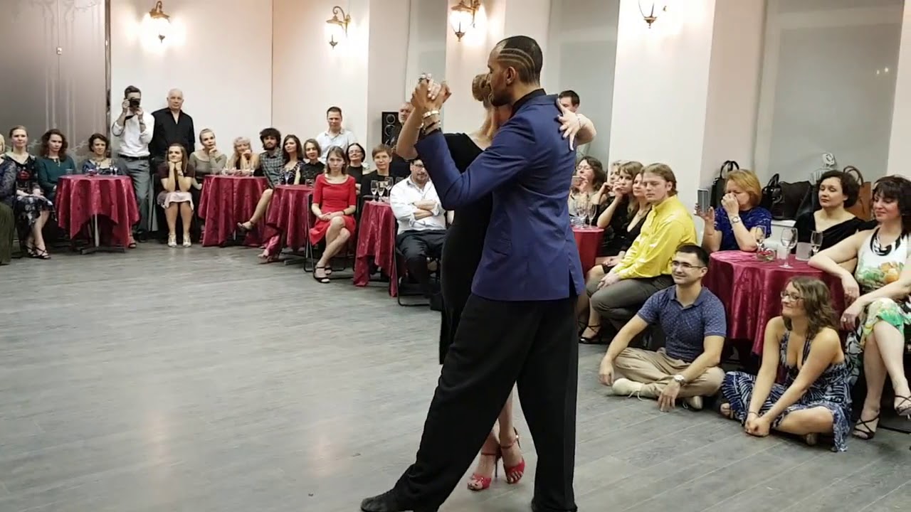 Rony Joel Ndinga & Alina Sukretnaya [1/2] - Milonga "El Salon". Opening. 23.02.2018