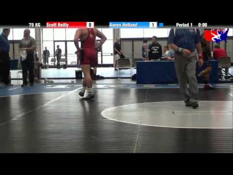 Scott Reilly vs. Aaron Holland at 2013 Junior Nationals - FILA - GR