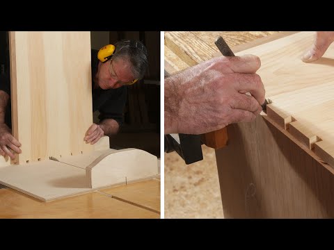 Dovetailing by machine and by hand – Shaker Dresser Episode 3