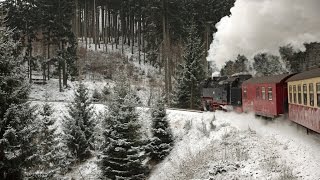preview picture of video 'Weihnachtsdampf auf der Harzquerbahn - Zugmitfahrt von Wernigerode nach Drei Annen Hohne'