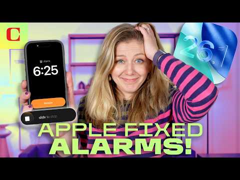 Big iOS 26.1 Update: Apple Changes Liquid Glass & Fixes Alarm | One More Thing